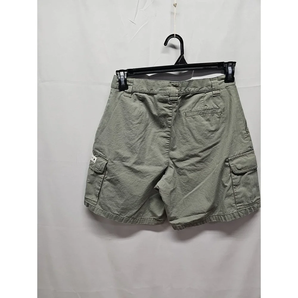 Calvin Klein‎ Women's Flat Front Jeans Cargo Shorts High Rise 7